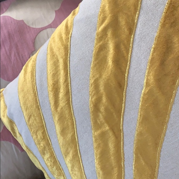 New gold starburst MCM Art Deco pillow+cover 18x18 - Picture 3 of 4